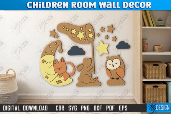 Children Room Wall Décor Laser Cut | CNC