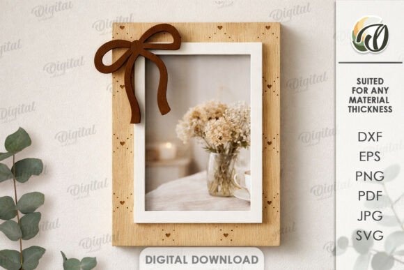 Coquette Photo Frame Laser Cut
