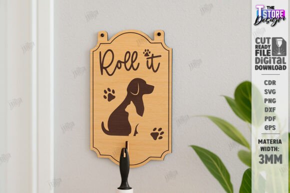 Pet Hair Roller Holder Laser Cut | CNC