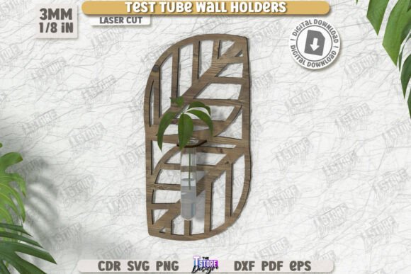 Test Tube Wall Holder Laser Cut | CNC