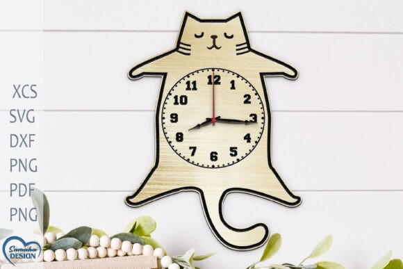 Wall Clock Laser Cut: Animals Wall Clock for Creative Spaces